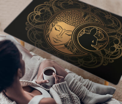 HandCrafted Golden Zen Coffee Table Getbrewtaps.com