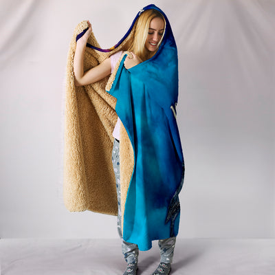 If It Feels Good Do It Hooded Blanket Wolf Howling At The Moon Getbrewtaps.com