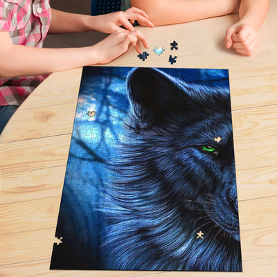 Blue Wolf Jigsaw Puzzle Getbrewtaps.com