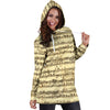Sheet Music Women's Hoodie Dress Getbrewtaps.com