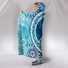 Blue Peace Mandala Hooded Blanket Getbrewtaps.com