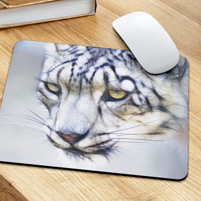 Snow Leopard Mousepad Getbrewtaps.com