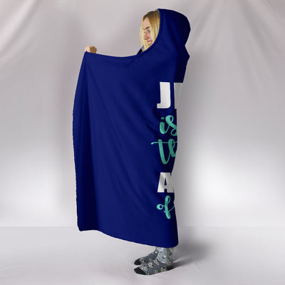 NP Jesus Is The Anchor Hooded Blanket Getbrewtaps.com