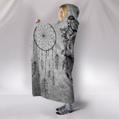 Boho Wolf Hoodie Blanket Getbrewtaps.com