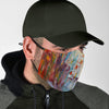 Adjustable Impressionistic Face Mask with 5 Layer Filters Getbrewtaps.com
