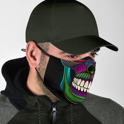 Neon Skull Face Mask Getbrewtaps.com