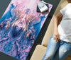HandCrafted Pink Liquid Abstract Coffee Table Getbrewtaps.com