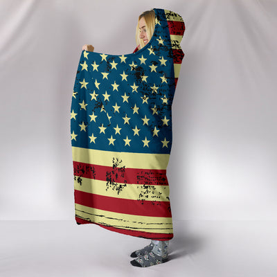 American Flag Hoodie Blanket Getbrewtaps.com