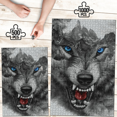Angry Wolf Jigsaw Puzzle Getbrewtaps.com