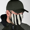 Zebra Print Adjustable Face Mask Getbrewtaps.com