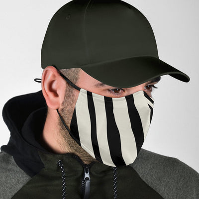Zebra Print Adjustable Face Mask Getbrewtaps.com