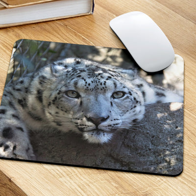 White Leopard Mousepad Getbrewtaps.com