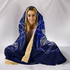 Blue Lotus Fractal Hooded Blanket Getbrewtaps.com