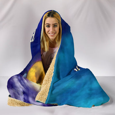 If It Feels Good Do It Hooded Blanket Wolf Howling At The Moon Getbrewtaps.com