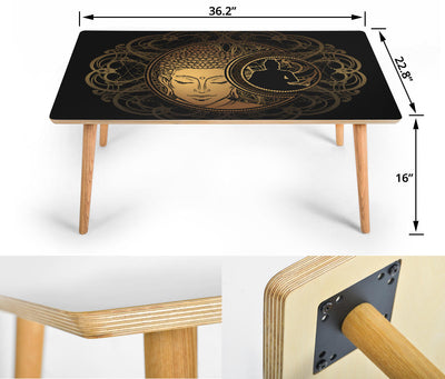 HandCrafted Golden Zen Coffee Table Getbrewtaps.com