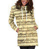 Sheet Music Women's Hoodie Dress Getbrewtaps.com