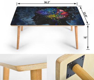 HandCrafted MindSpace Art Coffee Table Getbrewtaps.com