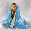 Blue Mandala Elephant Hooded Blanket Getbrewtaps.com