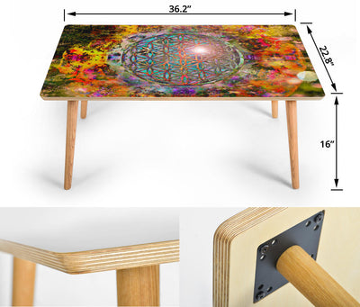 HandCrafted Circle of Life Coffee Table Getbrewtaps.com
