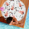 Guitar & music Notes Beach towel Getbrewtaps.com