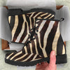 Zebra - Vegan Leather Boots Getbrewtaps.com