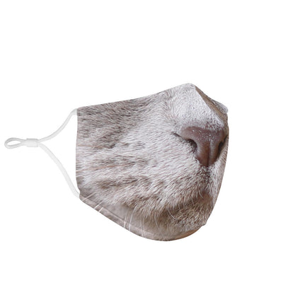 British Blue Cat Face Mask Getbrewtaps.com