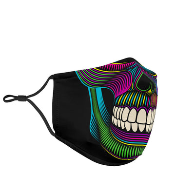 Neon Skull Face Mask Getbrewtaps.com