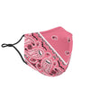 Adjustable Perfectly Peachy Bandana Face Mask with 5 Layer Filters Getbrewtaps.com