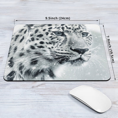 Snow Leopard Mousepad Getbrewtaps.com