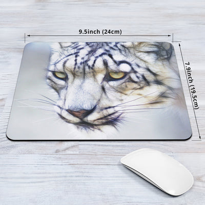 Snow Leopard Mousepad Getbrewtaps.com